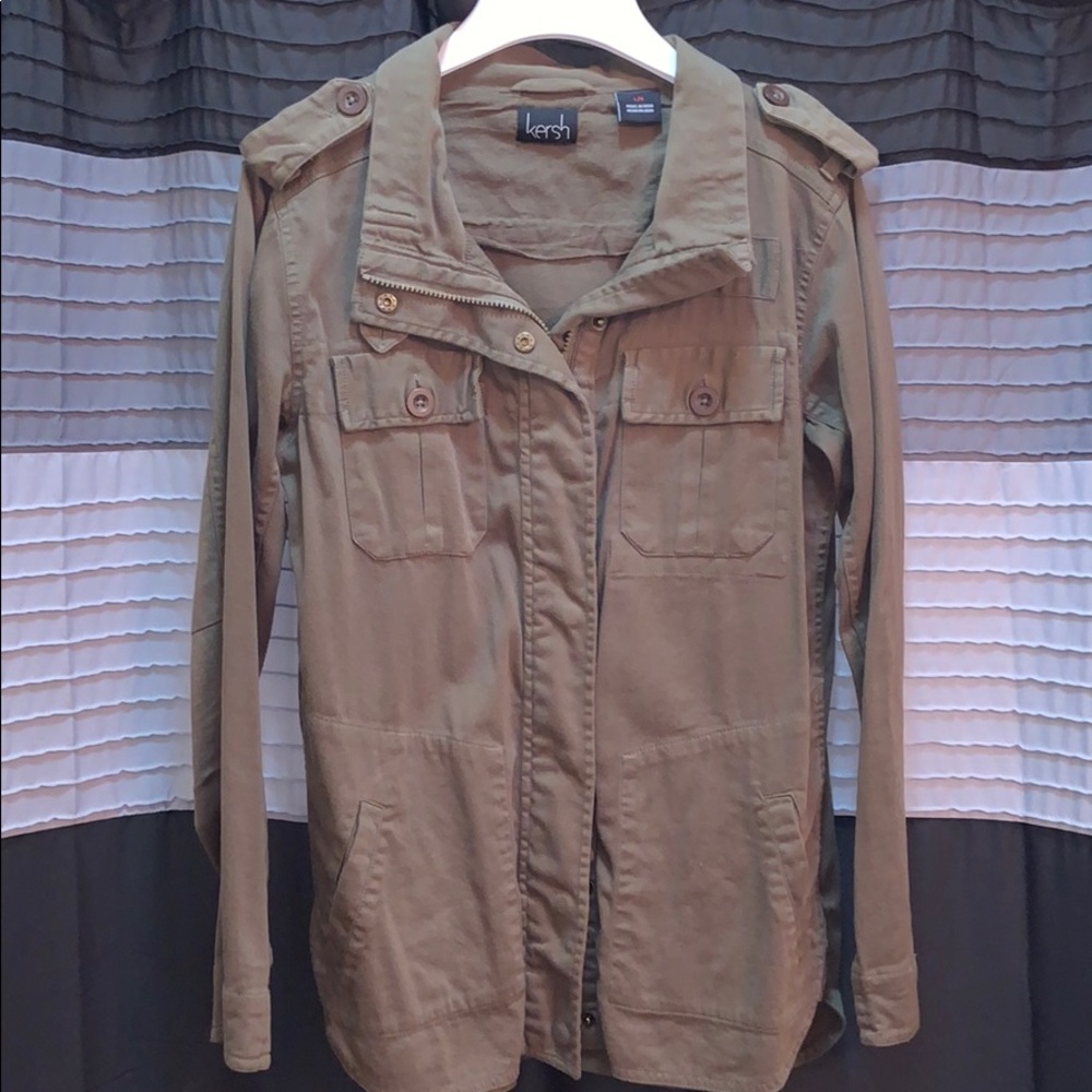 Army green women’s jacket